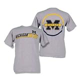 Michigan Wolverines Short Sleeve T-shirts - Extension and Logo