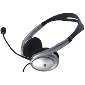 Ge Jasho98980 Deluxe Headset With Detachable Mic and Stand by Jasco