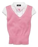 BCX Girls Sweater Vest with Blouse