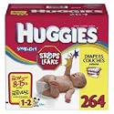 Huggies-Disney Snug & Dry Baby-Shaped Diapers, 264 Diapers (8-15lbs)