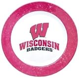 Wisconsin Badgers 4 Piece Dinner Plate Set