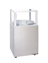 Gold Medal 3034 Mini Unifloss Top Cotton Candy Machine w/ Aluminum Sneeze Guard, Stainless, Each
