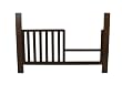 Kidz Decoeur Augusta Convertible Crib Day Bed Conversion Kit, Mocha