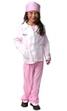 Girls Pink Medical Doctor Pretend Dressup Halloween Costume size 4/6