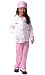 Girls Pink Medical Doctor Pretend Dressup Halloween Costume size 6/8