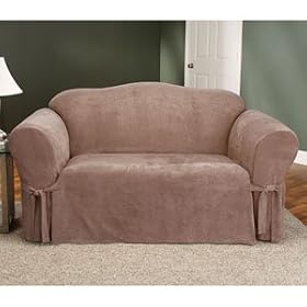 Soft Suede Slipcover by Sure Fit