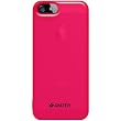 Amzer Soft Gel TPU Gloss Skin Fit Case Cover for Apple iPhone 5 (Fits All Carriers) - 1 Pack - Skin - Retail Packaging - Translucent Hot Pink