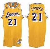 Michael Cooper Los Angeles Lakers #21 Retro Swingman Adidas NBA Basketball Jersey (Gold)