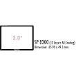 Giottos Aegis 3.0 Inches Professional Glass LCD Screen Protector for Canon PowerShot G10, Fujifilm FinePix F650, Fujifilm FinePix V10, Nikon CoolPix S50, CoolPix S51, CoolPix S7c, Olympus Stylus 730,