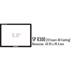 Giottos Aegis 3.0 Inches Professional Glass LCD Screen Protector for Canon PowerShot G10, Fujifilm FinePix F650, Fujifilm FinePix V10, Nikon CoolPix S50, CoolPix S51, CoolPix S7c, Olympus Stylus 730,