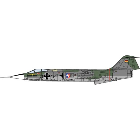 Childrens Toyshop  Toys : Corgi Predators Lockheed F-104G Starfighter, 21 + 42 JABO G 36, Hopstein, 'The Luftwaffe Widow Maker - 1970's'