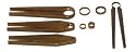 Leica M Flexiclamp (Beryllium Copper) W/Inserts, Set