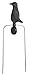 Champion Traps and CHAMP40949, DuraSeal Spinner Targets, Single Crow, Black