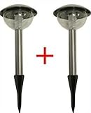 Eigenschaften D&S Vertriebs GmbH  / 2 X Edelstahl Solar Led Garten Lampe