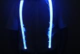 Glovion LED Glow Suspender for Man Outdoor Sport Safety Protector Blue