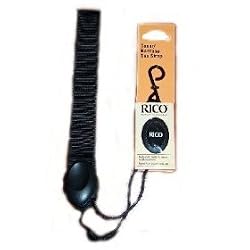 Rico Saxophone Strap, Soprano/Alto, Black Nylon