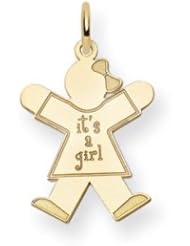Genuine IceCarats Designer Jewelry Gift 14K Kid Charm