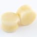 burmese12  - Pair of Yellow Burmese Stone Double Flared Plugs