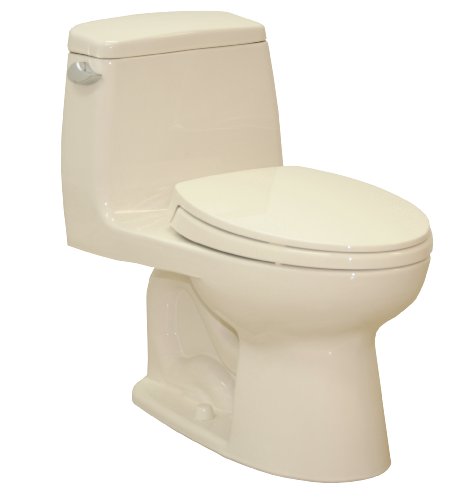 TOTO MS854114S-03 Ultramax Elongated One Piece Toilet, Bone