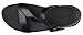 FitFlop Womens The Skinny Black Leather Sandals 7 US