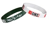 NFL Official Signature Player Wristband With Bonus NFLPA One Team Football Wristband (Large)