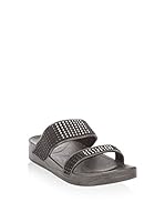 ALEX SILVA Sandalias de cuña (Negro)