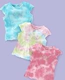 Flapdoodles Baby Girl Tie-Dyed Tee