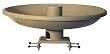 Farm Innovators HBI-150 All Seasons Premium Heated Birdbath with Deck Mount & Perch, Tan, 150-Watt