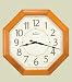 Bulova 32" Abberley Honey Wood Wall Clock - C4283