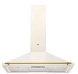Faure - FHC9131WC/1 - Hotte D&eacute;corative - 90 cm - 320 M3/H - Blanc Antique