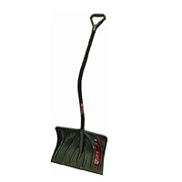 Suncast SC5350 20-Inch Snow Shovel/Pusher Combo with Ergonomic Shaped Comfort Grip Handle, No Stick Graphite Blade, And Wear Strip