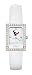 Houston Texans Ladies Allure Watch White Leather Strap