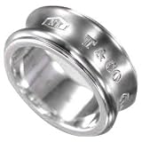 TIFFANY&CO (ティファニー) リング 1837 チタンリング グレー 7.5(16号)の画像