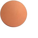 12 Round Circle Copper 1" Inch Metal Stamping Blank Engraving Tag 24 Gauge