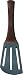 Chef'n ZipFlip Slotted Large Turner, Espresso