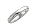 Ladies Comfort Fit 4mm Milgrain Wedding Band in Sterling Silver