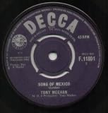 SONG OF MEXICO 7 INCH (7" 45) UK DECCA 1964