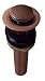Yosemite Home Decor CSD1-1/2 Pop-Up 1-1/2-Inch Drain for Round Copper Vessel Sinks without Overflow, 2-1/2-by-2-1/2-by-7-1/2-Inch, Copper