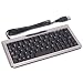 Super Mini Keyboard Size Only 4X9 USB 77 Key Silver with black Design