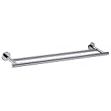 Gatco 4244 24-Inch Latitude II Double Towel Bar, Chrome