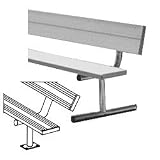 Surface Mount Bench w/Back - 7.5' Alum (EA)