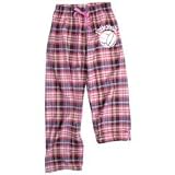 Boxercraft Sparkle Cuffed Plaid Pant - Raspberry