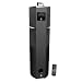 Pyle - 600 Watt Digital 2.1 Channel Home Theater Tower w/ iPod & iPhone Docking Station - Black Wood Finish