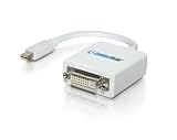 Cables To Go 54162 8.5in Mini DisplayPort Male to DVI Female Adapter Cable (White)