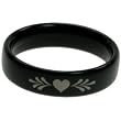 Acrylic Ring Heart Width: 5mm