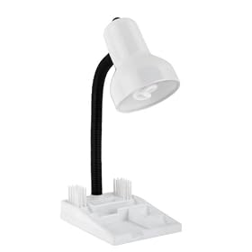 Globe 5210901 Energy Saving Desk Lamp, White