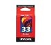 Lexmark 33 Ink Cartridge (Lexmark 18C0033), Color