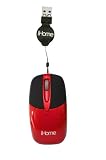 iHome Optical Netbook Mouse with Retractable Cable (IH-M842OR)