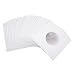 (25) White Paper & Plastic Inner Sleeves With a Window for 7" Vinyl Records #07IA - 7 1/8" x 7 1/8"