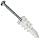 Toggler 30030 Self-Drilling Drywall Anchor, Alloy, 1-1/4" Length, #6 Threads, Pack Of 100